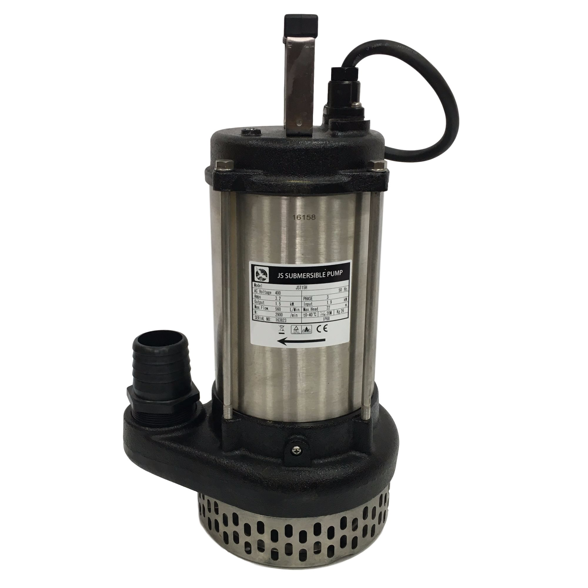 JST 15H Pump - 450 Lpm - 23 Hm - 2" - 415v - High Head