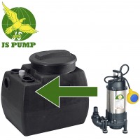Sewage Package Station fitted with GS 1200A Grinder Pump 230v Sewage Package Station fitted with GS 1200A Grinder Pump 230v